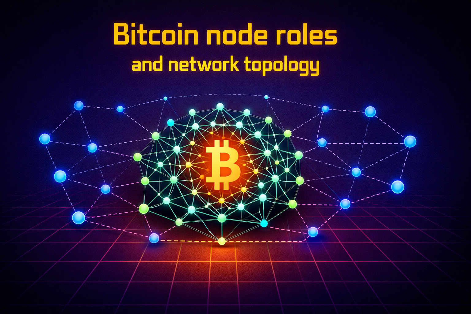 Bitcoin node roles and network topology
